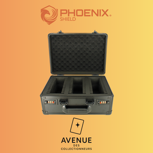 Phoenix Shield - Malette de rangement 42 cartes gradées Avenue des Collectionneurs