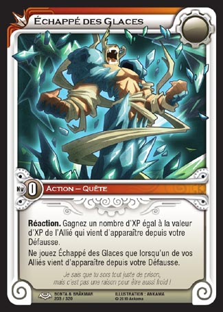 Carte Wakfu - Échappé des Glaces - Bonta & Brâkmar 203/320