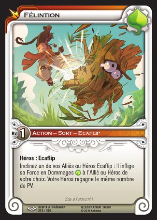 Carte Wakfu - Félintion - Bonta & Brâkmar 212/320