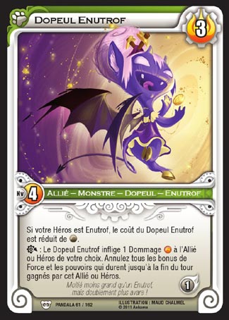 Carte Wakfu - Dopeul Enutrof - Pandala 061/162