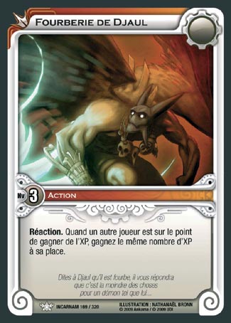 Carte Wakfu - Fourberie de Djaul - Incarnam 169/320
