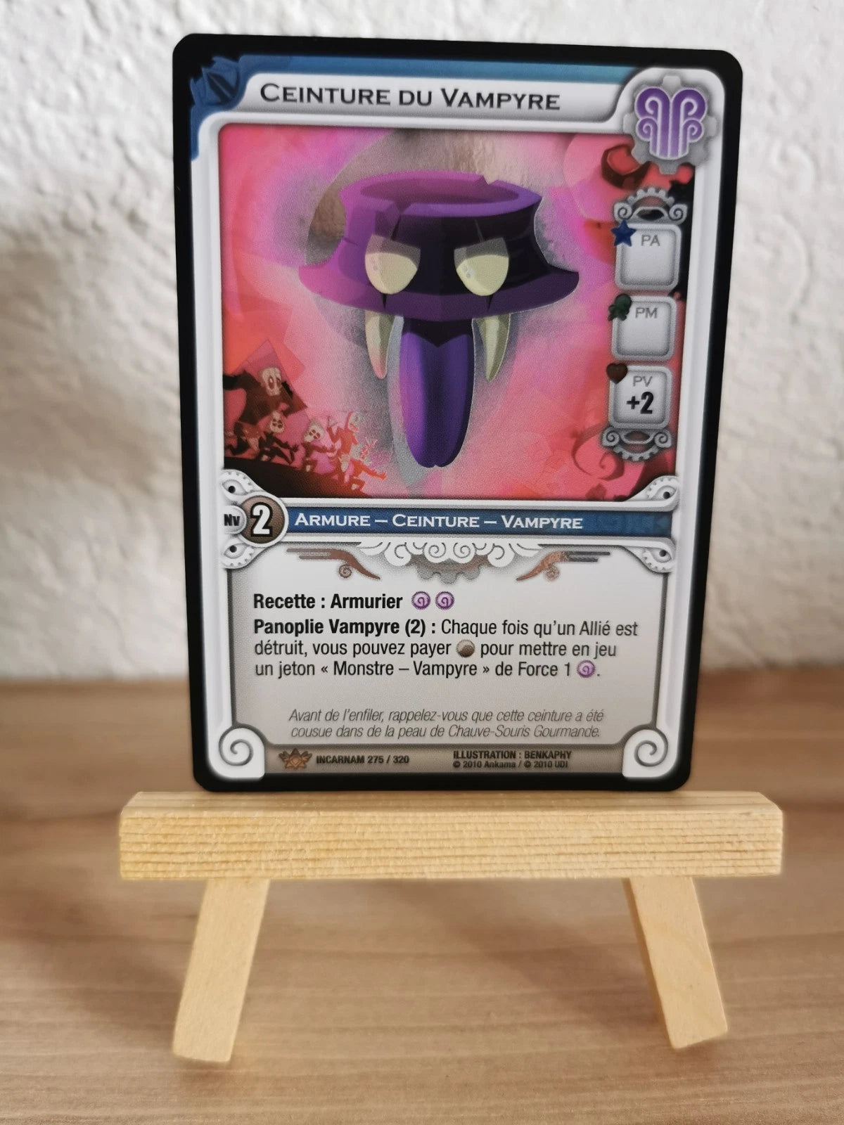 Carte Wakfu Promo Ceinture du Vampyre FOIL Avenue des Collectionneurs