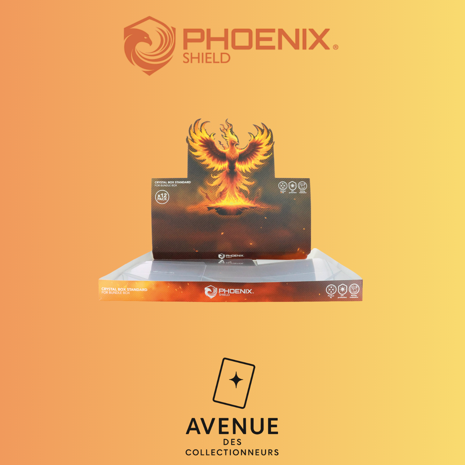 Protection - Phoenix Shield - Protection en PCV pour Display de Bundle Avenue des Collectionneurs