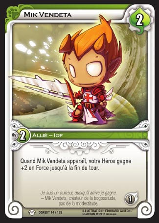 Carte Wakfu - Mik Vendeta - Chaos d'Ogrest 014/162