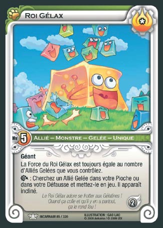Carte Wakfu - Roi Gélax - Incarnam 085/320