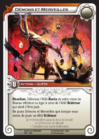 Carte Wakfu - Démons et Merveilles - Bonta & Brâkmar 206/320