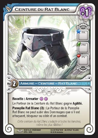 Carte Wakfu - Ceinture du Rat Blanc - Bonta & Brâkmar 272/320
