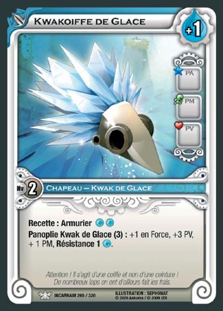 Carte Wakfu - Kwakoiffe de Glace - Incarnam 265/320