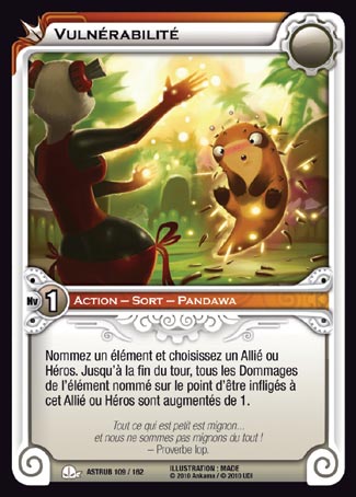Carte Wakfu - Vulnérabilité - Astrub 109/162