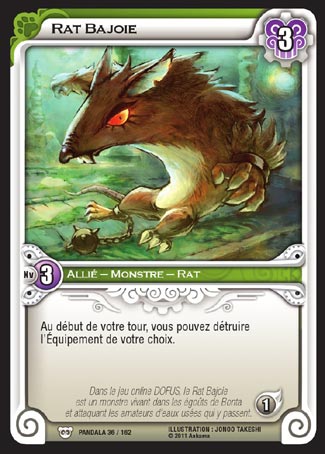 Carte Wakfu - Rat Bajoie - Pandala 036/162