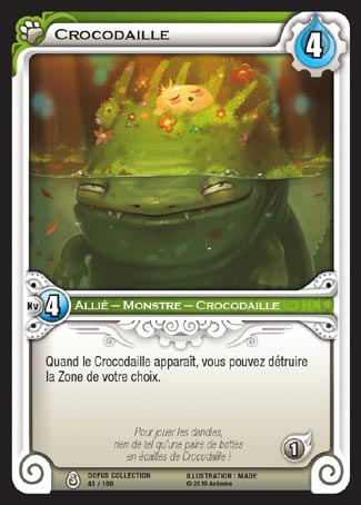 Carte Wakfu - Crocodaille - Dofus Collection 041/100