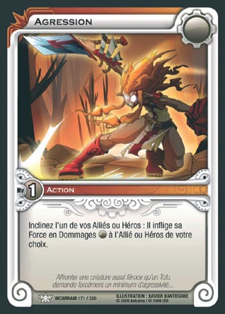 Carte Wakfu - Agression - Incarnam 171/320