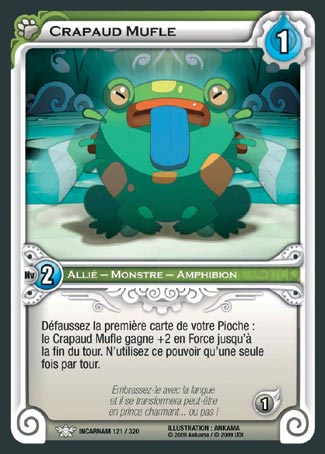 Carte Wakfu - Crapaud Mufle - Incarnam 121/320
