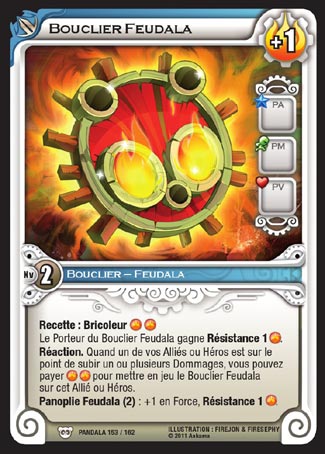 Carte Wakfu - Bouclier Feudala - Pandala 153/162