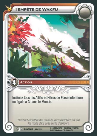 Carte Wakfu - Tempête de Wakfu - Incarnam 184/320