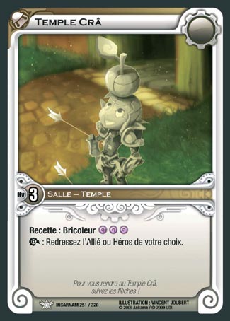 Carte Wakfu - Temple Crâ - Incarnam 251/320