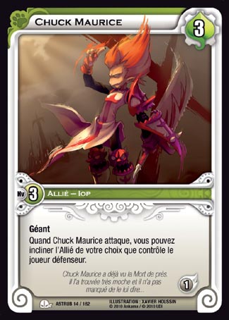 Carte Wakfu - Chuck Maurice - Astrub 014/162