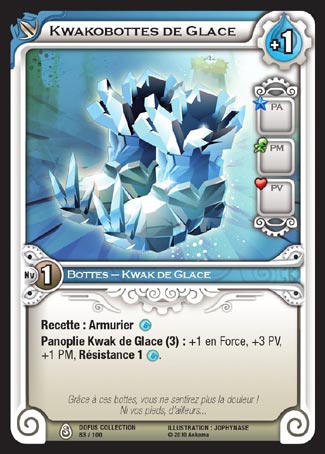 Carte Wakfu - Kwakobottes de Glace - Dofus Collection 083/100