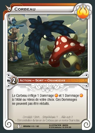 Carte Wakfu - Corbeau - Amakna 112/162