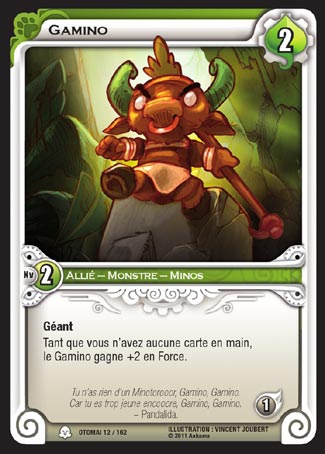 Carte Wakfu - Gamino - Otomaï 012/162