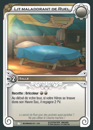 Carte Wakfu - Lit Maladorant de Ruel - Incarnam 257/320
