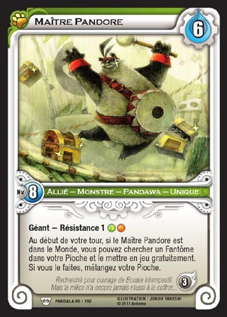 Carte Wakfu - Maître Pandore - Pandala 089/162