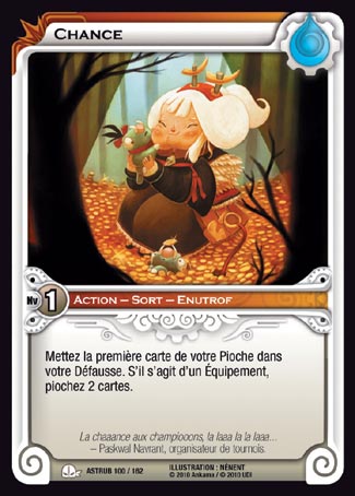 Carte Wakfu - Chance - Astrub 100/162