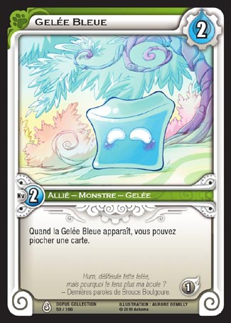 Carte Wakfu - Gelée Bleue - Dofus Collection 053/100