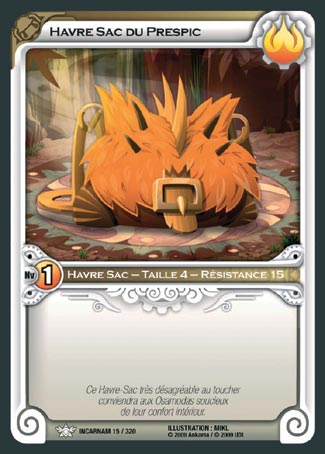 Carte Wakfu - Havre Sac du Prespic - Incarnam 015/320
