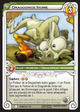 Carte Wakfu - Dragodinde Ivoire - Otomaï 060/162