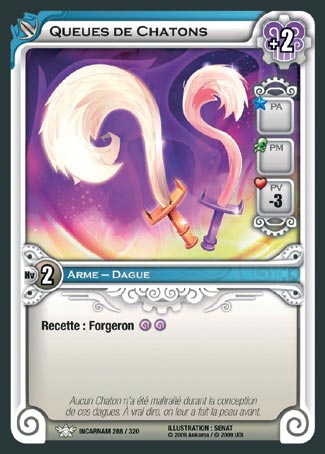 Carte Wakfu - Queues de Chatons - Incarnam 288/320