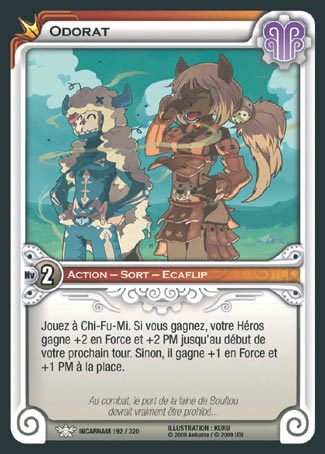 Carte Wakfu - Odorat - Incarnam 192/320
