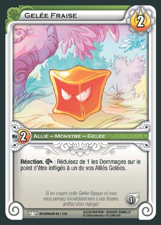 Carte Wakfu - Gelée Fraise - Incarnam 084/320