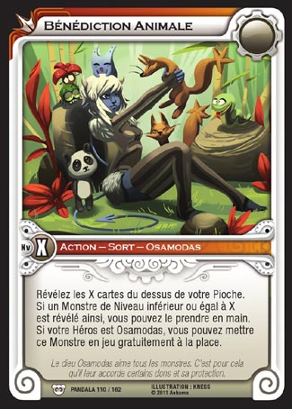 Carte Wakfu - Bénédiction Animale - Pandala 110/162
