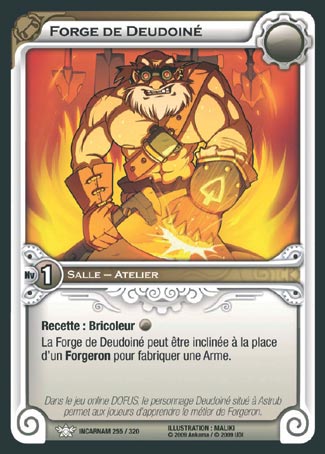 Carte Wakfu - Forge de Deudoiné - Incarnam 255/320