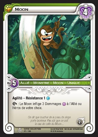 Carte Wakfu - Moon - Dofus Collection 027/100