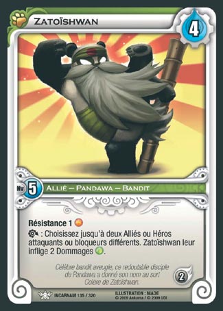 Carte Wakfu - Zatoïshwan - Incarnam 135/320