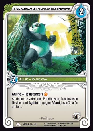 Carte Wakfu - Pandhravan, Pandawushu Novice - Astrub 060/162