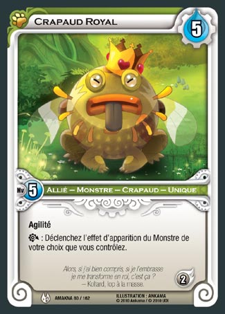 Carte Wakfu - Crapaud Royal - Amakna 080/162