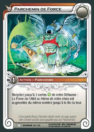 Carte Wakfu - Parchemin de Force - Incarnam 144/320