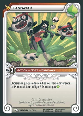 Carte Wakfu - Pandatak - Incarnam 210/320