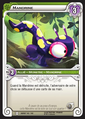 Carte Wakfu - Mandrine - Chaos d'Ogrest 042/162