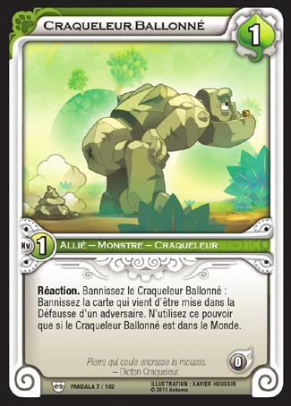 Carte Wakfu - Craqueleur Ballonné - Pandala 007/162