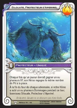 Carte Wakfu - Silouate, Protecteur d'Aperirel - Pandala 161/162
