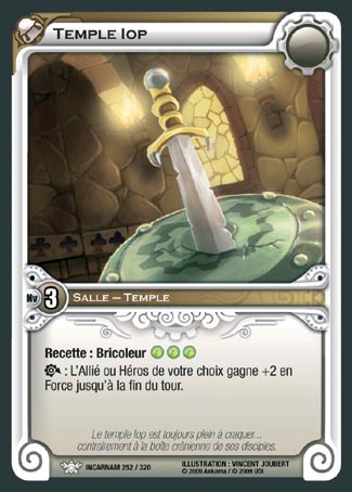 Carte Wakfu - Temple Iop - Incarnam 252/320