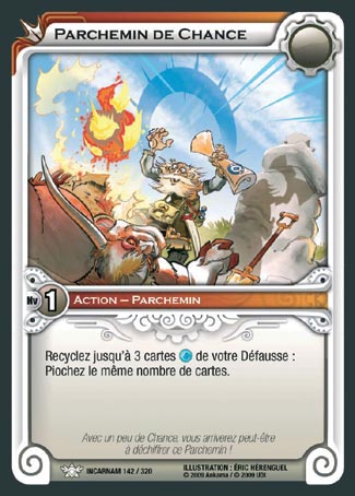 Carte Wakfu - Parchemin de Chance - Incarnam 142/320