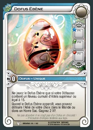 Carte Wakfu - Dofus Ébène - Amakna 161/162