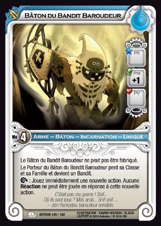 Carte Wakfu - Bâton du Bandit Baroudeur - Astrub 149/162