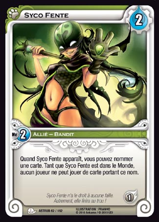 Carte Wakfu - Syco Fente - Astrub 062/162