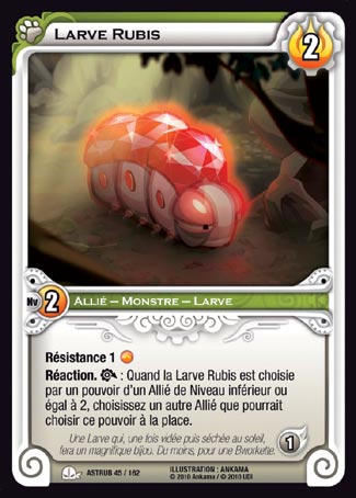 Carte Wakfu - Larve Rubis - Astrub 045/162